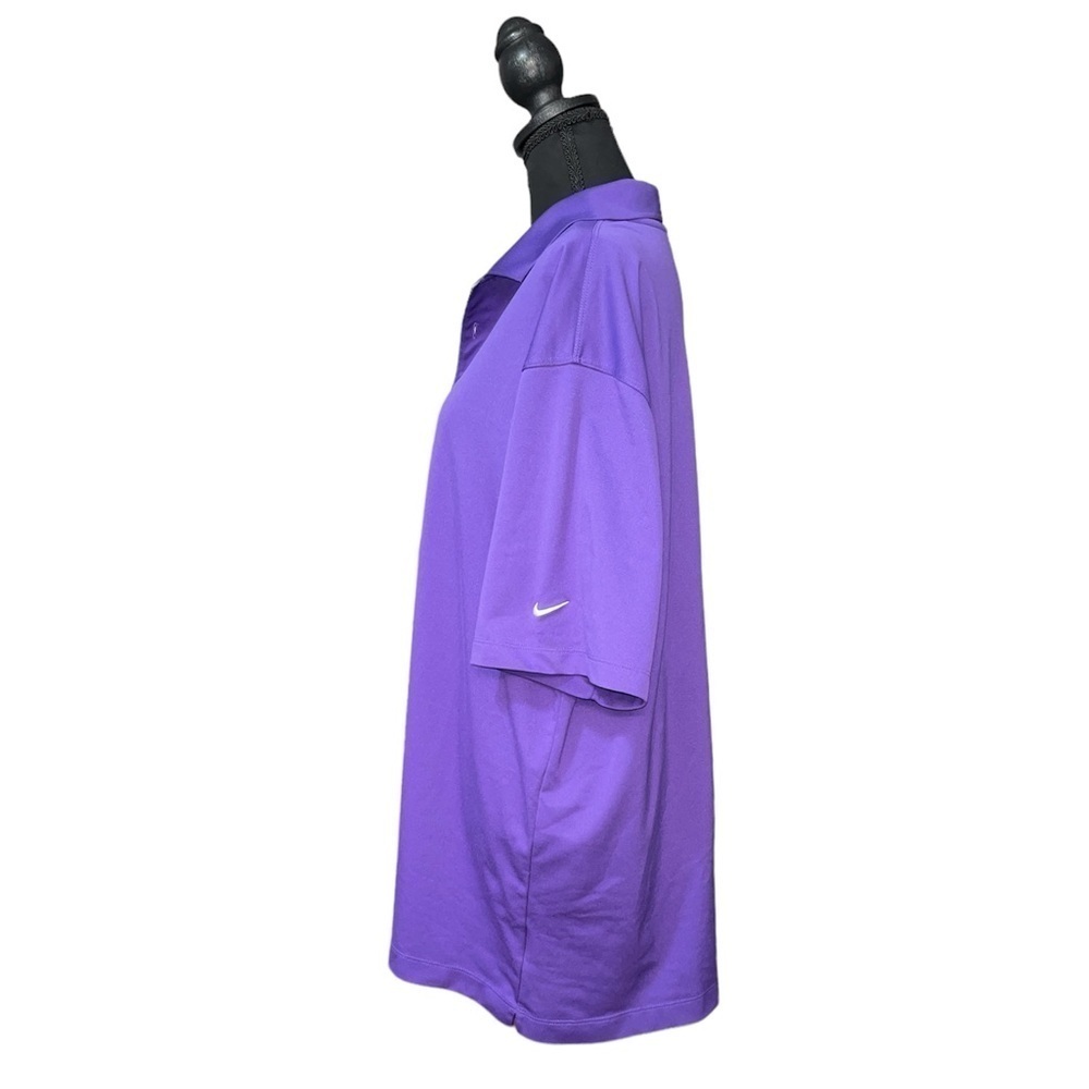 3/25$ (Mix&Match) Nike Polo Golf Shirt Moisture Wicking Dri Fit Purple XL - Picture 3 of 12